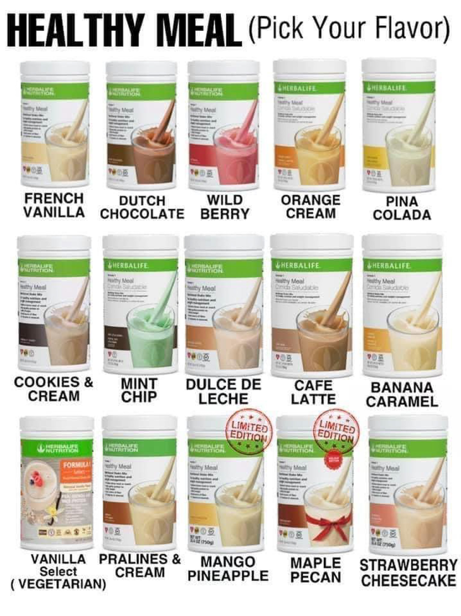 Herbalife Formula 1 nutritional shake mix