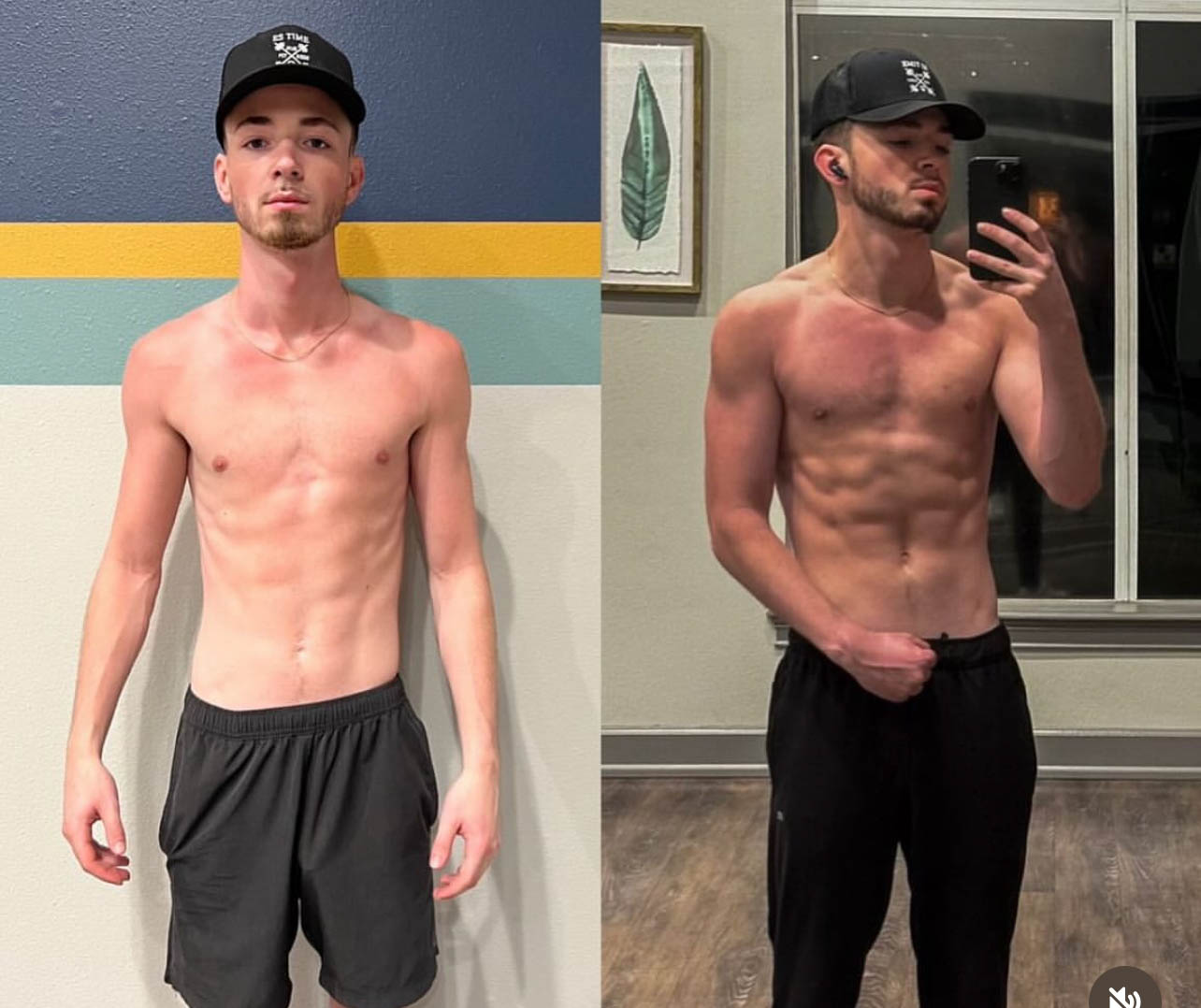 Client transformation collage